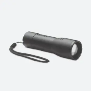 Linterna personalizada con logo ideal para promociones, eventos y publicidad de empresas. Regalo práctico y útil.