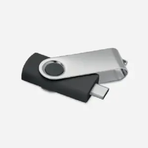 Memoria USB personalizada con logo ideal para regalos publicitarios en empresas, promociones y eventos. Útil y práctica.