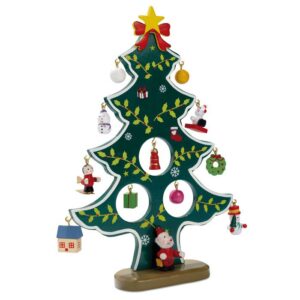 Árbol de Navidad decorativo, ideal para regalos publicitarios personalizados en promociones y eventos empresariales.
