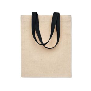 Bolsa de tela personalizada con logo, ideal para promociones, eventos y publicidad de empresas. Regalos publicitarios prácticos.