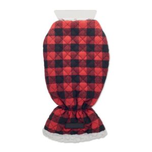 Regalo publicitario personalizado: bolsa térmica con diseño de cuadros rojos y negros, ideal para promociones y eventos empresariales.