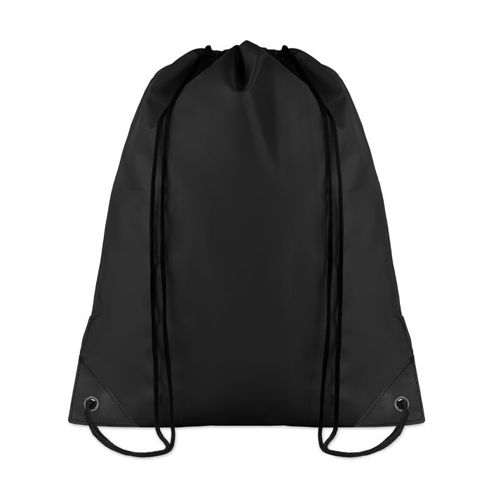 Mochila personalizada negra ideal para promociones y eventos, perfecta para llevar tu logo y destacar tu marca.